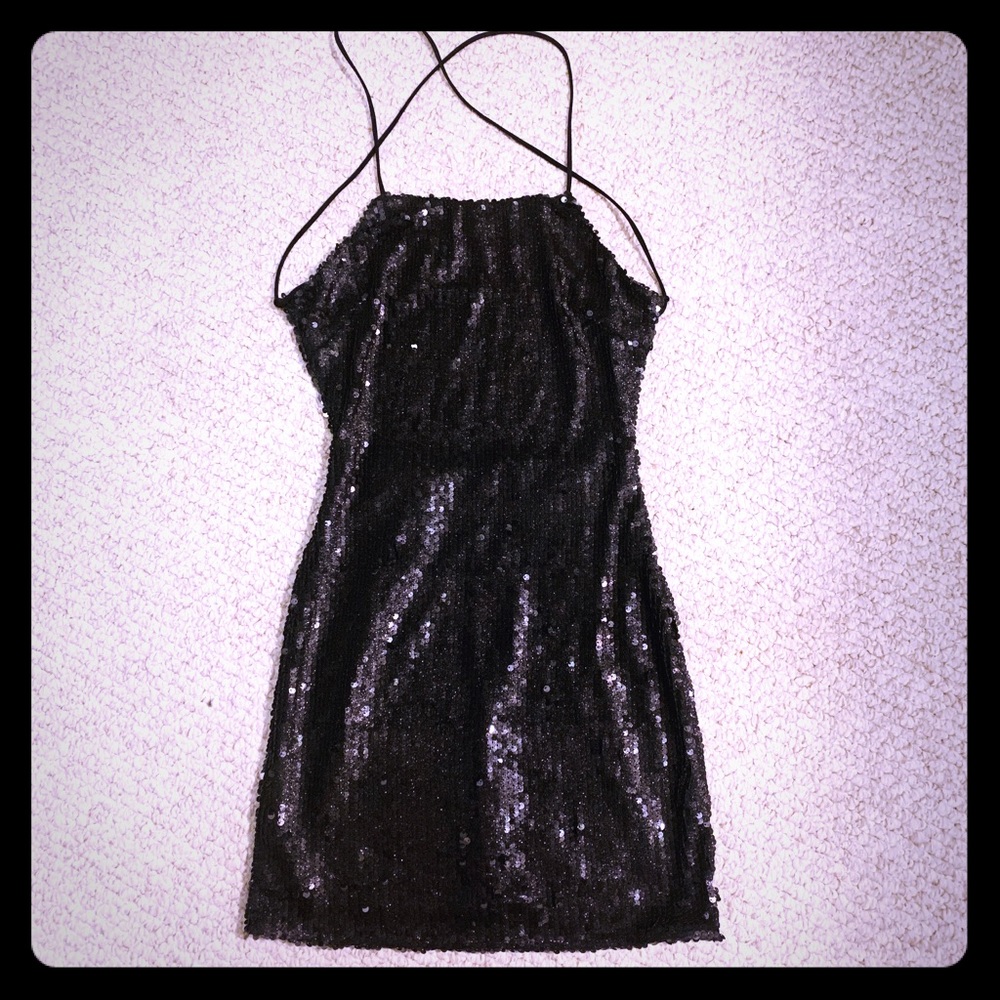 QUII Exquisite Collection cocktail sequin dress